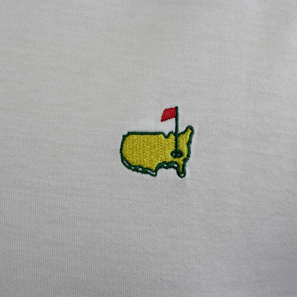 Masters Tech White Performance Polo Golf Shirt