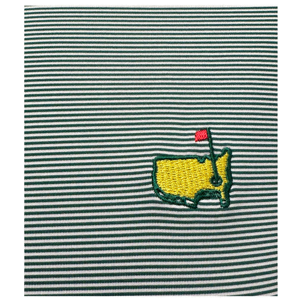 Masters Tech White Patrons Icons Performance Golf Shirt Polo