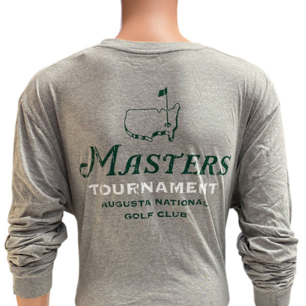 Masters Heather Grey Stacked Long Sleeve T-Shirt