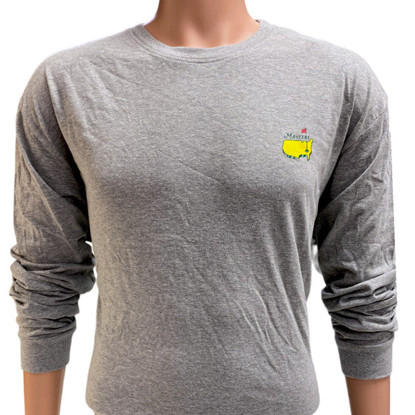 Masters Heather Grey Stacked Long Sleeve T-Shirt
