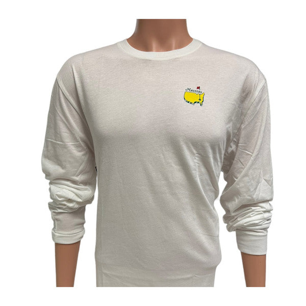 2024 Masters White Dated Long Sleeve T-Shirt