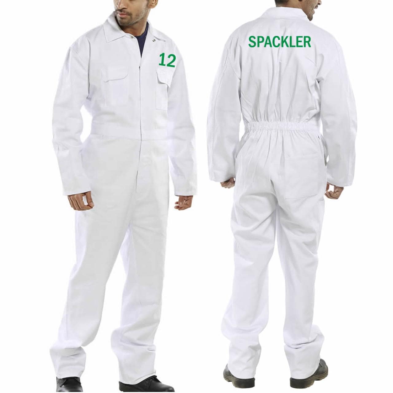ADULT CADDIE UNIFORM Custom Golf Adult Teenager Coverall Suit Boiler Caddy Halloween Uniform Bib White Custom Name Birthday